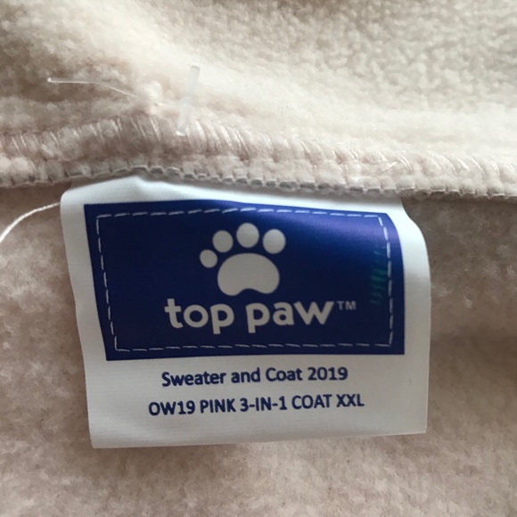 New W/ Tags 3 In 1 Dog Jacket Pink Fleece And Or Water Resistant Shell - Picture 7 of 11